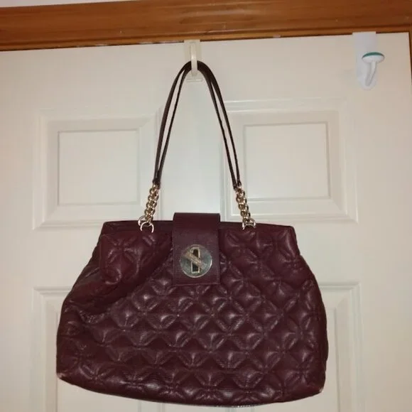 Kate Spade New York: Large double handle Handbag with green care card. - Picture 1 of 9